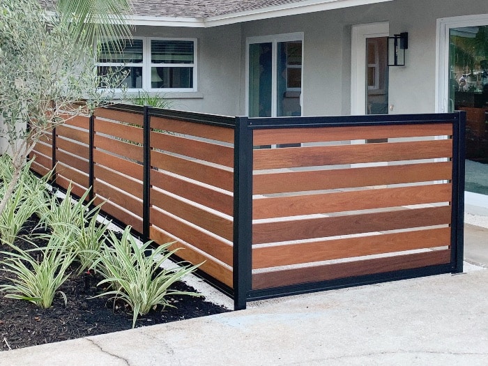 semi-privacy fence